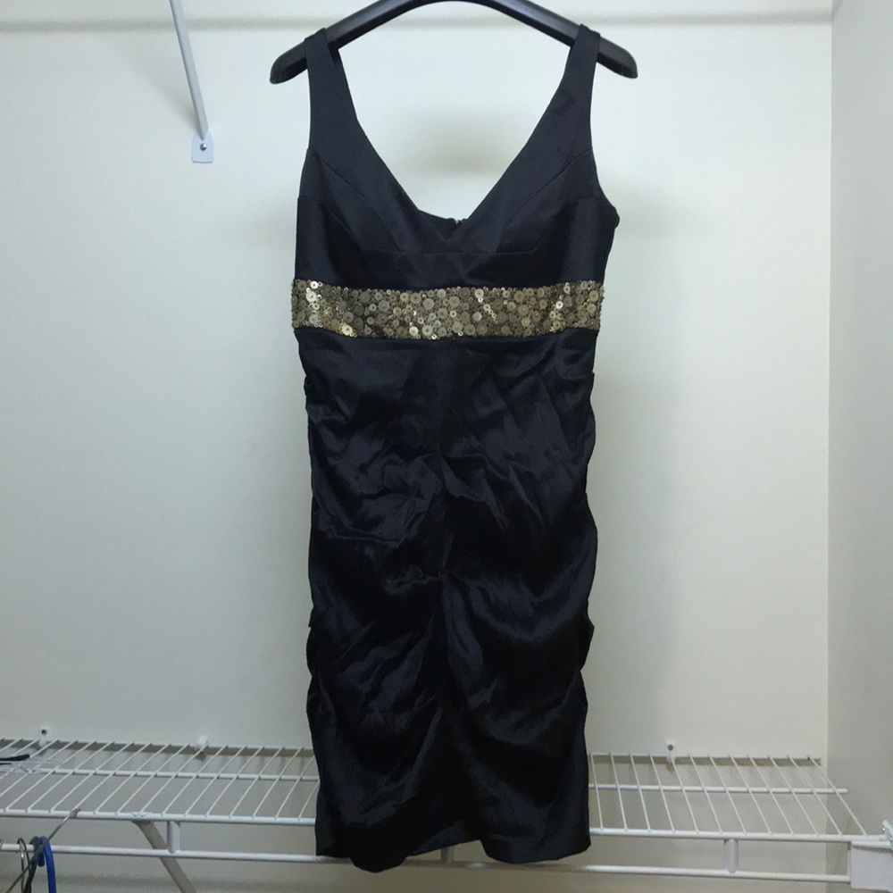 Black cocktail dress
